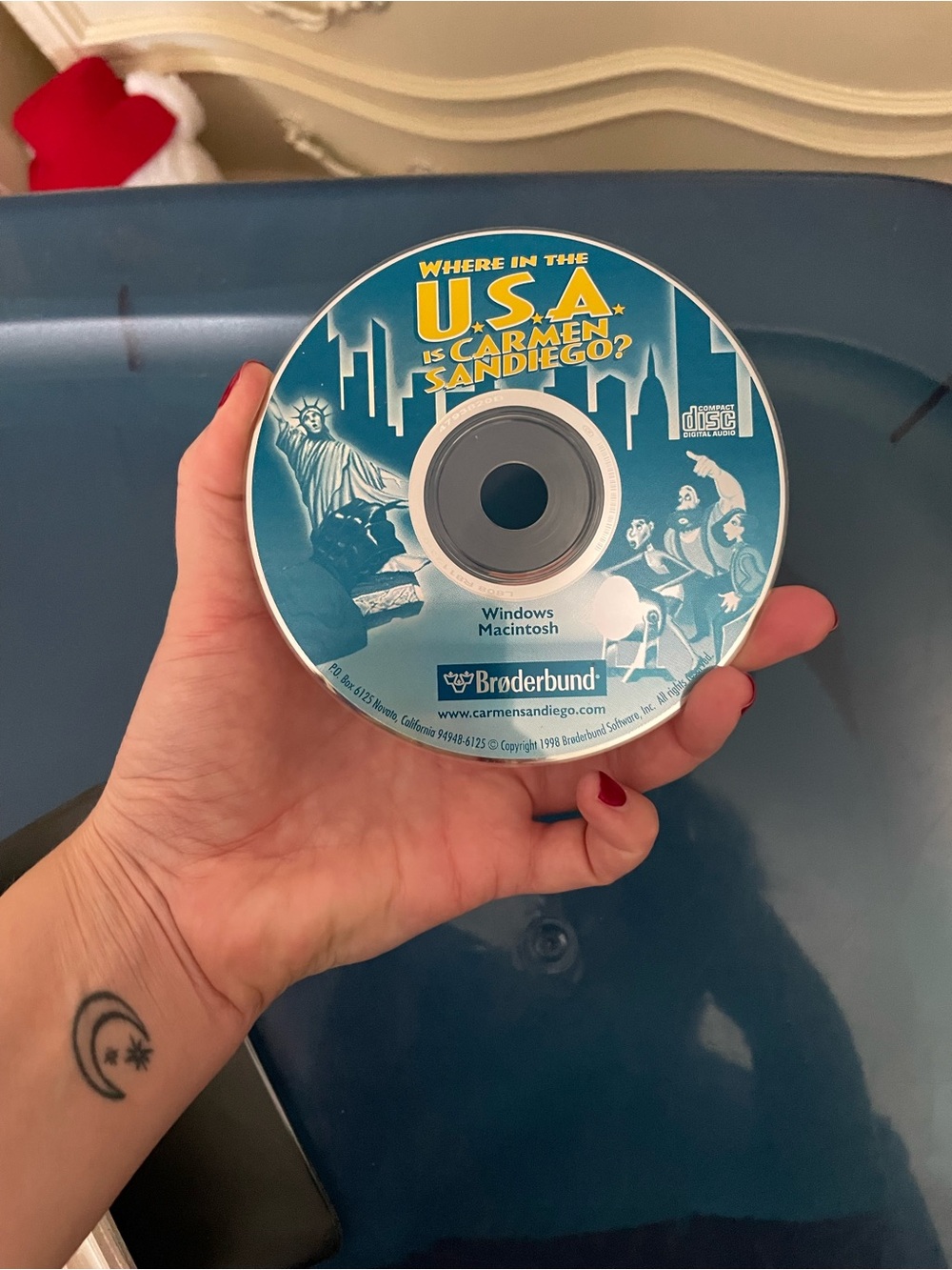 Vintage 90s Where in the U.S.A. Is Carmen Sandiego? Cd rom